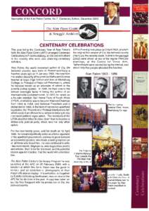 Newsletter of the Alan Paton Centre, NO.7. Centenary Edition, DecemberThe Alan Paton Centre & Struggle Archives  CENTENARY CELEBRATIONS
