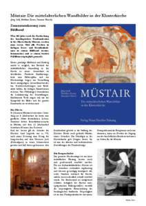 Müstair: Die mittelalterlichen Wandbilder in der Klosterkirche (Jürg Goll, Matthias Exner, Susanne Hirsch)