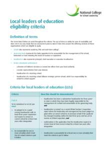 Ofsted / Education in the United Kingdom / United Kingdom / England / Bishop Walsh Catholic School / Headlands School and Community Science College / Department for Education / Education in England / Government of England
