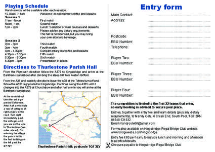 Thurlestone / Aveton Gifford / Kingsbridge / South Hams / A379 road / Salcombe / English Bridge Union / Totnes / Devon / Counties of England / Local government in England