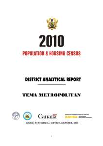 TEMA METROPOLITAN  i Copyright © 2014 Ghana Statistical Service