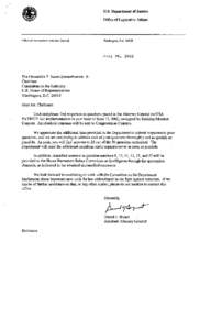 Questions Submitted by the House Judiciary Committee to the Attorney General on USA PATRIOT Act Implementation ----Submission 1 of 2 1.	  Section 103 of the Act authorizes funding for the FBI Technical Support Center