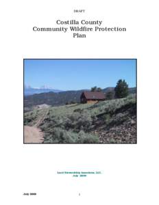 DRAFT  Costilla County Community Wildfire Protection Plan