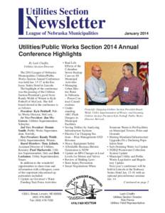 Utilities Section  Newsletter League of Nebraska Municipalities  January 2014