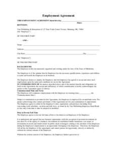 Microsoft Word - Employment Agreement TATE PUBLISHING _1_