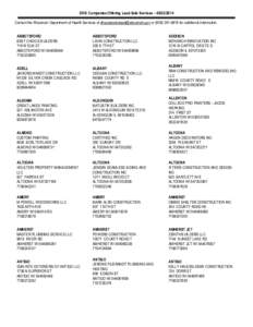 DHS- Companies Offering Lead-Safe Services – [removed]Contact the Wisconsin Department of Health Services at [removed] or[removed]for additional information. ABBOTSFORD BEST CHOICE BUILDERS