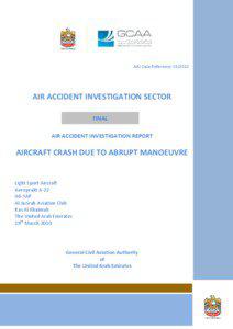 INVESTIGATION REPORT ON 9G-LAD OPERATIONS TO MONROVIA