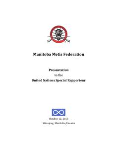 MMF UN SP FINAL W COVER Brief to the UN Special Rapporteur (October 11, 2013)