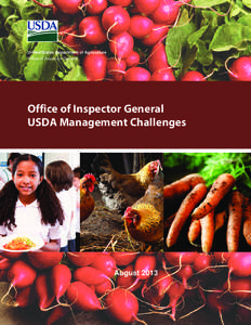 United States Department of Agriculture Office of Inspector General Office of Inspector General USDA Management Challenges