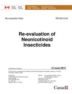 Re-evaluation Note REV2012-02