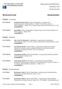 Regierungsbezirk Mittelfranken Nürnberger Land Reichenschwand