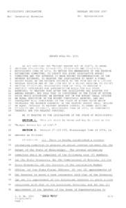 MISSISSIPPI LEGISLATURE  REGULAR SESSION 2007 By: