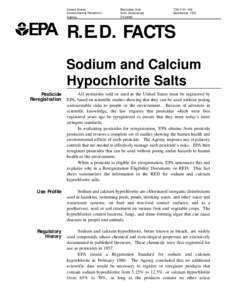 Disinfectants / Antiseptics / Pesticides / Chemical elements / Sodium hypochlorite / Hypochlorite / Bleach / Calcium hypochlorite / Calcium / Chemistry / Matter / Oxidizing agents