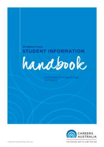 handbook INTERNATIONAL STUDENT INFORMATION  Certificate III in Aged Care