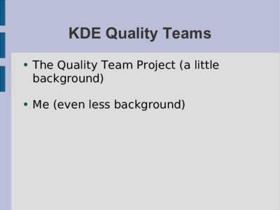 KDE Platform / Desktop environments / X Window System / ARts / KDE Software Compilation / Software / Community / KDE