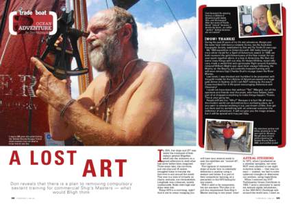 Technology / Sextant / William Bligh / The Bounty / Mutiny on the Bounty / Talisker / Cruising / Boating / Film / Celestial navigation