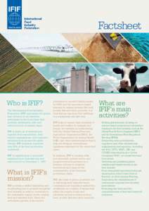 International Feed Industry Federation  Who is IFIF?