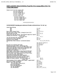 SYD ORG JOURNAL INDEX from AUTUMN 2004 to .....rtf[removed]:54