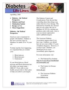 Microsoft Word - diabetes lifelines april may 2009.doc