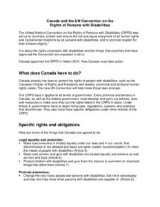 Disability / Ethics / Human rights / Accessibility / International Day of People with Disability / National Council on Disability / Disability rights / Health / Convention on the Rights of Persons with Disabilities