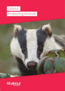 Labour: Protecting Animals Our Labour values tell us that we have a moral duty to treat the animals we share our planet with in a humane and compassionate way. No other major political party has such a proven track reco