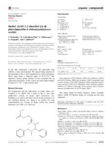 Methyl ({[(4E)-1,3-dimethyl-2,6-diphenylpiperidin-4-ylidene]amino}oxy)acetate