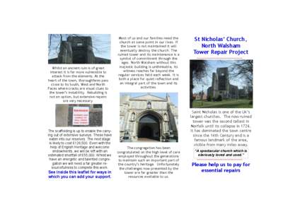 North Walsham / St. Nicholas Church / St Nicholas Church /  North Walsham / Norfolk / Counties of England / North Norfolk