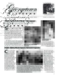 Georgetown C I T I Z E N S VOLUME XXV / ISSUE 6 / SUMMER[removed]W W W. C A G T O W N . O R G