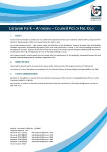 Microsoft Word - 063CaravanPark-Annexes(NewTemplate).docx