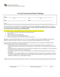 Microsoft Word - VA and Financial Aid Refund Release