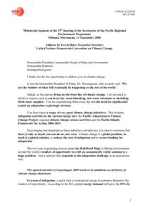 Climate change policy / Carbon finance / Adaptation to global warming / Global warming / Bali Road Map / United Nations Climate Change Conference / Kyoto Protocol / Copenhagen Accord / Forest Day / Environment / United Nations Framework Convention on Climate Change / Climate change