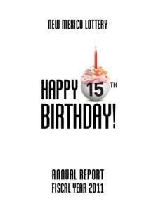 NEW MEXICO LOTTERY  TH ANNUAL REPORT