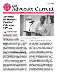 The  June 2013 Advocate Current