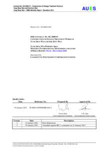 Contract No. DC[removed] – Construction of Sewage Treatment Works at Yung Shue Wan and Sok Kwn Wan Yung Shue Wan – EM&A Monthly Report - December 2010 AUES