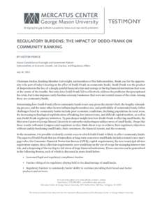 Bank regulation in the United States / Financial institutions / United States federal banking legislation / 111th United States Congress / Dodd–Frank Wall Street Reform and Consumer Protection Act / Systemic risk / Office of Thrift Supervision / Federal Reserve System / Office of the Comptroller of the Currency / Economics / Economic history / Financial regulation