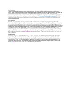 Air Permitting The air permitting staff is responsible for air permits regulating most major and minor air pollution sources in the southwest district. These permits specify emission limits and requirements for construct