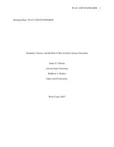 Reading / Writing / Preschool education / Literacy / Kindergarten / STAR / Reading First / Susan B. Neuman / Information literacy / Education / Early childhood education / Educational stages