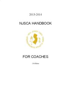 [removed]NJSCA HANDBOOK FOR COACHES 12th Edition