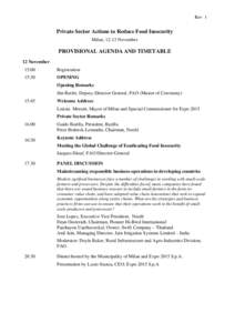 Microsoft Word - Provisional agenda and timetable- rev12.doc