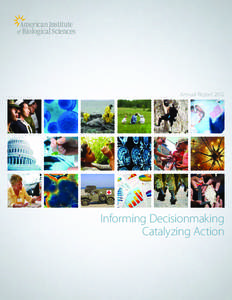 Annual Report[removed]Informing Decisionmaking Catalyzing Action  1