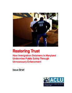 Immigration Detainer Report