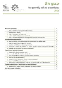 Microsoft Word - GSCP FAQs - December 2010 EC draft v6.docx
