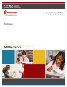 Colorado Academic  S T A N D A R D S Mathematics Mathemati