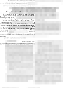 This article has been accepted for publication in a future issue of this journal, but has not been fully edited. Content may change prior to final publication. IEEE TRANSACTIONS ON VISUALIZATION AND COMPUTER GRAPHICS, VO