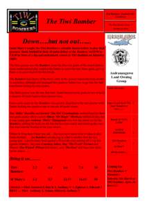 The Tiwi Bomber  Tiwi Bombers Football Club Newsletter The Tiwi Bomber Issue 7 3rd March 2010
