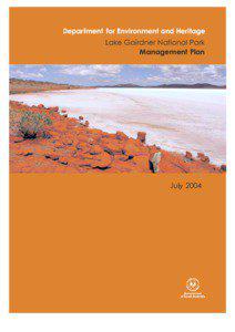 Lake Gairdner National Park Management Plan