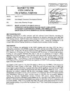 The City process to allocate these resources began in the fall ofOn December 6, 2010, the division announced that “Request for Proposals” (RFP) were available through an online application process. Notices we