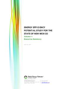 Microsoft Word - State of New Mexico EE Potential Study_Vol 1 Exec Summary_Final