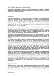 Finance / Economic bubbles / Financial markets / Bank regulation / Financial crises / Liquidity risk / Basel II / Market liquidity / Basel Committee on Banking Supervision / Economics / Financial economics / Financial risk