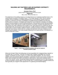 Building Air Tightness and Air Barrier Continuity Requirements